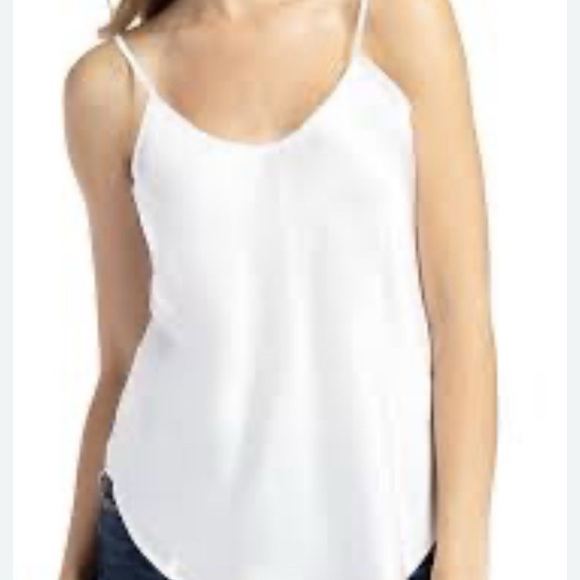 White House Black Market Tops - White House Black Market Gray Fitted Camisole